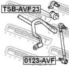 FEBEST TSB-AVF23 Stabiliser Mounting